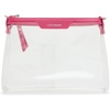 image:imageSteve Madden Womens Steve Madden Dominic Clear Pouch With Card Case Gift SetHot Pink