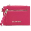 image:imageSteve Madden Womens Steve Madden Dominic Clear Pouch With Card Case Gift SetHot Pink