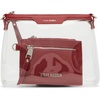 image:imageSteve Madden Womens Steve Madden Dominic Clear Pouch With Card Case Gift SetRed