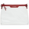 image:imageSteve Madden Womens Steve Madden Dominic Clear Pouch With Card Case Gift SetRed