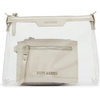 image:imageSteve Madden Womens Steve Madden Dominic Clear Pouch With Card Case Gift SetSilver