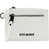 image:imageSteve Madden Womens Steve Madden Dominic Clear Pouch With Card Case Gift SetWhite
