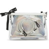 image:imageSteve Madden Womens Steve Madden Dominic Clear Pouch With Card Case Gift SetWhite