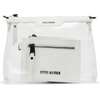 image:imageSteve Madden Womens Steve Madden Dominic Clear Pouch With Card Case Gift SetWhite