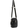 image:imageSteve Madden Womens Steve Madden Drakeeq Quilted CrossbodyBlack