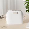 image:imageSteve Madden Womens Steve Madden Farren Nylon Dome Crossbody BagWhite Tan