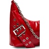 image:imageSteve Madden Womens Steve Madden Graya Roller Buckle Shoulder BagRed