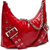 image:imageSteve Madden Womens Steve Madden Graya Roller Buckle Shoulder BagRed