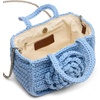 image:imageSteve Madden Womens Steve Madden Luvly Crochet Mini Top HandleLight Blue