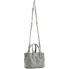 image:imageSteve Madden Womens Steve Madden Mickey Quilted Top Handle CrossbodyLight Grey