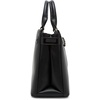image:imageSteve Madden Womens Steve Madden Roxanne Smooth Satchel With Patent BeltBlack