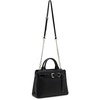 image:imageSteve Madden Womens Steve Madden Roxanne Smooth Satchel With Patent BeltBlack