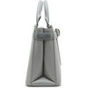 image:imageSteve Madden Womens Steve Madden Roxanne Smooth Satchel With Patent BeltLight Grey