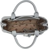 image:imageSteve Madden Womens Steve Madden Roxanne Smooth Satchel With Patent BeltLight Grey