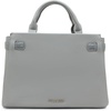 image:imageSteve Madden Womens Steve Madden Roxanne Smooth Satchel With Patent BeltLight Grey