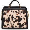 image:imageSteve Madden womens Steve Madden EVELYN Logo Plaque Top HandleBrown Print