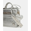 image:imageSteve Madden womens Steve Madden EVELYN Logo Plaque Top HandleSilver