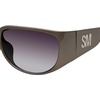 image:imageSteve Madden womens Steve Madden Female Sunglasses Style Gino Rectangular SunglassesClearSilverSmoke Gradient