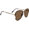 image:imageSteve Madden womens Steve Madden Female Sunglasses Style Monet Aviator SunglassesShiny GoldBrownSolid Brown