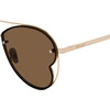 image:imageSteve Madden womens Steve Madden Female Sunglasses Style Monet Aviator SunglassesShiny GoldBrownSolid Brown