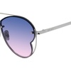 image:imageSteve Madden womens Steve Madden Female Sunglasses Style Monet Aviator SunglassesShiny SilverBlue Gradient