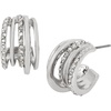 image:imagePave Hoop EarringsCRYSTALRHODIUM