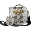 image:imageSteve Madden Bevelyn Metallic Snake Convertible Crossbody Bag