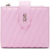 image:imageSteve Madden JemH Diagonal Quilted Bifold CardcasePink