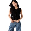 image:imageSteve Madden Womens Aliya Sweater VestBlack