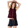image:imageSteve Madden Womens Aliya Sweater VestWine