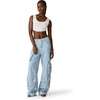image:imageSteve Madden Womens Duo Pant in Lightweight DenimFaded Blue