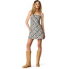 image:imageSteve Madden Womens Riyan Mini DressBrown Plaid Mix