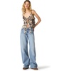 image:imageSteve Madden Womens Roue Top in Zebra FadeCaramel Zebra