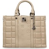 image:imageSteve Madden Womens Steve Madden Bmich Quilted Top Handle SatchelTimeless Taupe