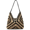 image:imageSteve Madden Womens Steve Madden Bora Straw Crochet HoboBlack