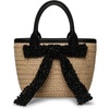 image:imageSteve Madden Womens Steve Madden Boww Mini Straw Top Handle WBowBlack Multi