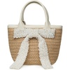 image:imageSteve Madden Womens Steve Madden Boww Mini Straw Top Handle WBowWhite Multi