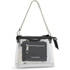 image:imageSteve Madden Womens Steve Madden Dominic Clear Pouch With Card Case Gift SetBlack