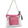 image:imageSteve Madden Womens Steve Madden Dominic Clear Pouch With Card Case Gift SetHot Pink