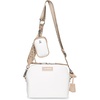 image:imageSteve Madden Womens Steve Madden Farren Nylon Dome Crossbody BagWhite Tan