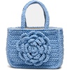 image:imageSteve Madden Womens Steve Madden Luvly Crochet Mini Top HandleLight Blue