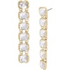 image:imageStone Linear EarringsCrystalGold