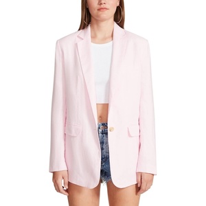 image:imageSteve Madden Apparel Womens Linen on The Edge BlazerPink Tulle