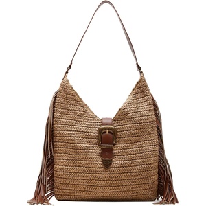 image:imageSteve Madden Coltie Straw Hobo WFringe