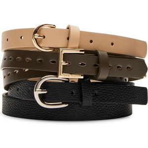 image:imageSteve Madden Womens 3 for 1 Belt PackOlive Multi