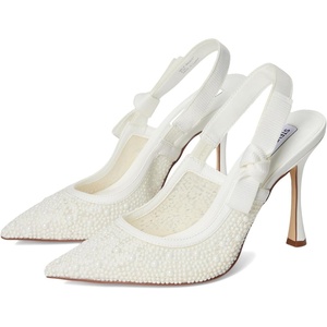 image:imageSteve Madden Womens Bri PumpWhite Lace Pearl