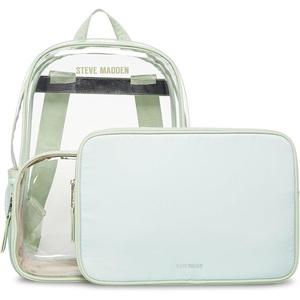 image:imageSteve Madden Womens CLEAR Backpack With Tech Pouch NudeBeige