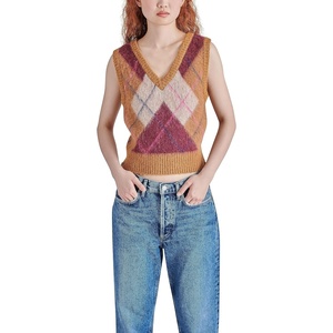 image:imageSteve Madden Womens Ella Sweater VestTann