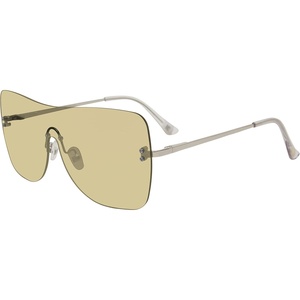 image:imageSteve Madden Womens Female Sunglasses Style Bentley ShieldShiny SilverSilver Mirrored