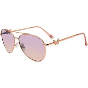 image:imageSteve Madden Womens Harlee SunglassesShiny RosegoldPurple Gradient